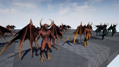 Demon 1 3d Model By Wernerkurt