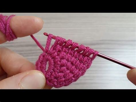 Super Tunisian Crochet Knitting Çok kolay Tunus işi örgü modeli