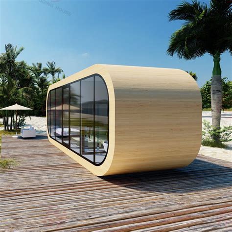 Outdoor Customized Steel Structure Modular Villa Office Pod Luxury