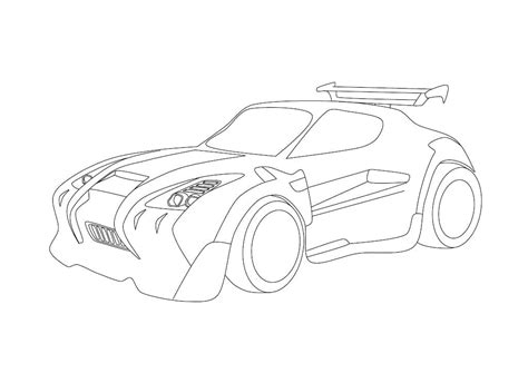 Dibujos De Rocket League Para Colorear Y Imprimir Gratis