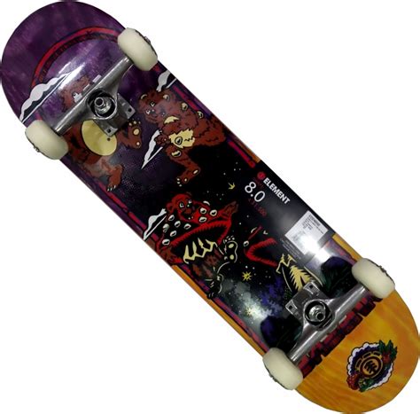 Skate Element Montado Completo Pro Fun Guy Next Metallum Visible Bs