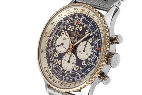 Breitling Navitimer Cosmonaute Chronograph Steel Gold Manual Winding