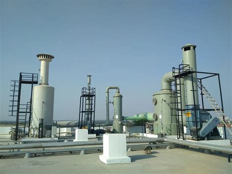 Wet Scrubber Adsorption Column Frp Purification Tower Industrial Gas