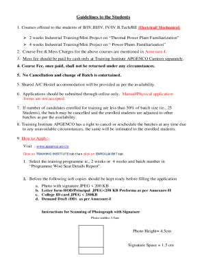 Fillable Online Apgenco Gov Department Of Mechanical Engineering Scheme