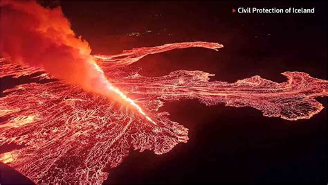 Vulcão na Islândia entra em erupção pela décima vez em três anos