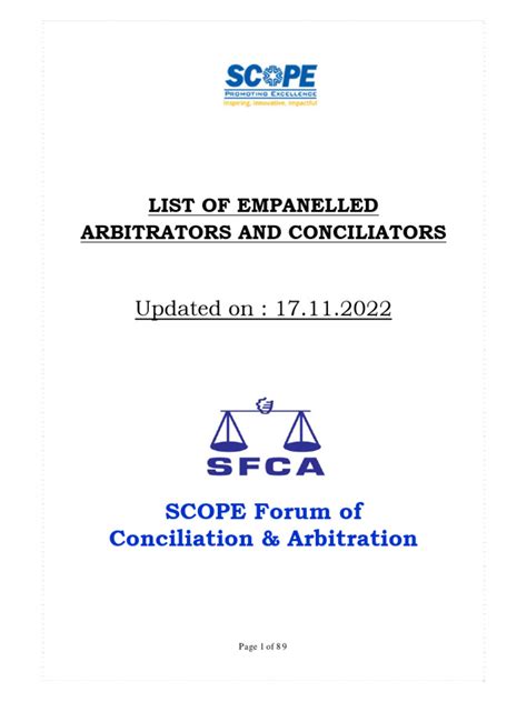 Updated-List-of-Arbitrators | PDF | Delhi | Judge