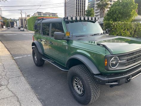 California Base Eruption Green 4 Door Sasquatch Package La Bronco6g 2021 Ford Bronco