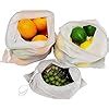 Amazon Earthwise Reusable Mesh Produce Bags TARE WEIGHT TAGS On