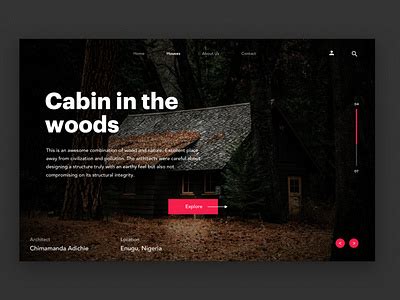 Minimalist Landing page by Ebere Ekeledo on Dribbble