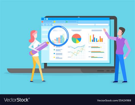 Business Analyst Professional Business Man Vector Image