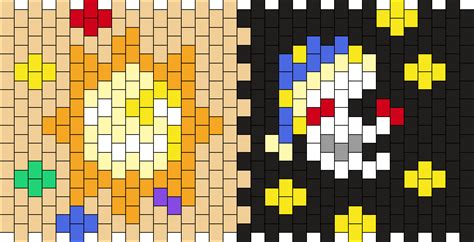 Cute Sundrop Moondrop Fnaf Sb Cuff Pony Bead Patterns Characters