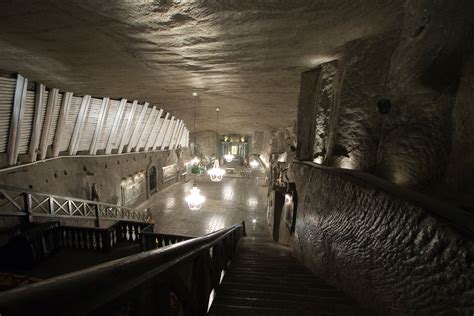 Zoutmijn In Wieliczka Bij Krakau Prachtig Polen