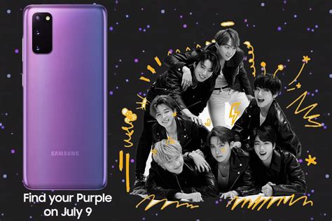 Samsung To Launch Galaxy S20 Bts Edition In Purple Sammobile