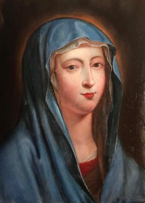 The Restoration Of The 17th Cent Blue Madonna Antiques To Buy