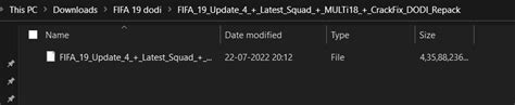 Fifa 19 Dodi Repack Doesnt Have A Setup File Rcracksupport