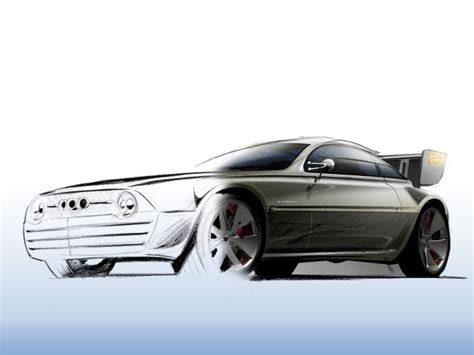 Car Rendering Photoshop Car Body Design