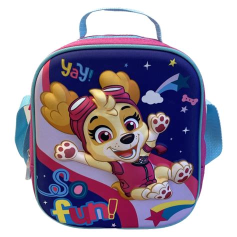 Paw Patrol Lonchera Infantil 3d Niña Paw Patrol