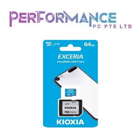 KIOXIA MICRO EXCERIA CL10 U1 R100 With Adapter 64GB At 380 SD