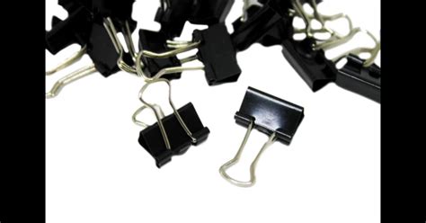 Зажимы/Биндеры канцелярские черные 1.5см/60шт