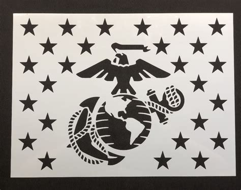 Download High Quality usmc logo stencil Transparent PNG Images - Art ...