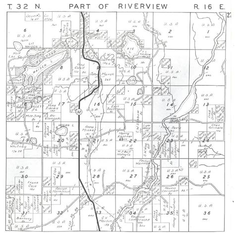 1946 Plat Maps Of Oconto County Wisconsin