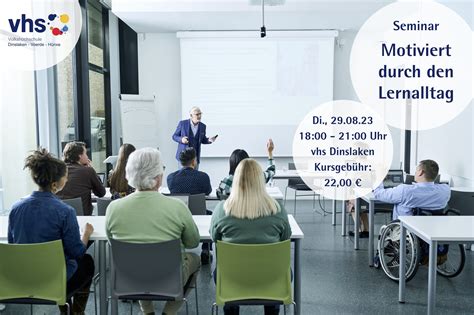 Workshop Der Volkshochschule Dinslaken Motiviert Durch Den Lernalltag