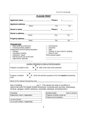 Zoning Certificate Example Form Fill Out And Sign Printable