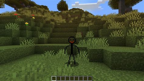 Improved Stick figure in Minecraft (credit to u/Venomized_X for the ...