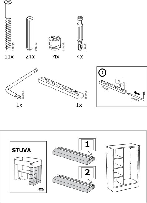 Handleiding Ikea Stuva Hoogslapercombi Pagina Van Alle Talen