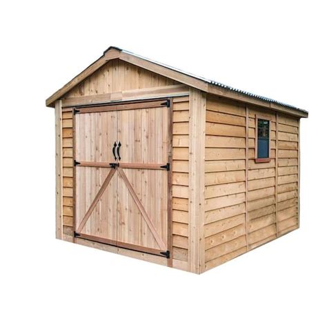 Outdoor Living Today Space Master 8 Ft W X 12 Ft D Cedar Wood Storage