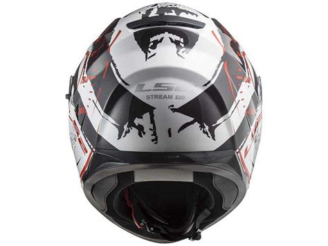 Capacete Integrais LS2 FF320 Stream Evo Tacho Gl White Black Red Tam