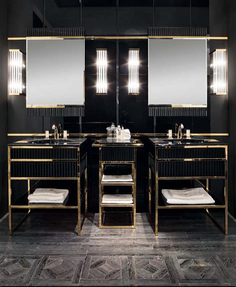 Academy Luxury, Black & gold furniture are a big design trend for ...