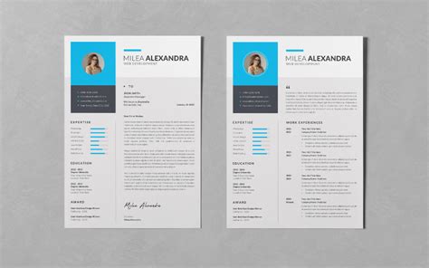 Creative Modern Resumecv Psd Templates Templatemonster