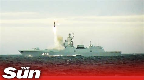 Russia Test Fires Zircon Hypersonic Missiles In Barents Sea Youtube