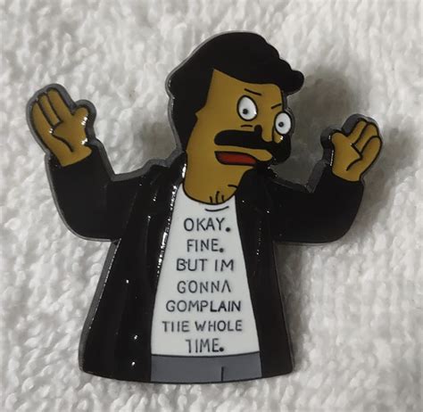 BOB S BURGERS Bob Belcher Pin Cute Enamel Lapel Brooch Metal FREE