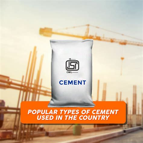 Popular Types Of Cement Used In The Country Bis