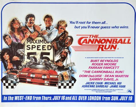 Fiskens | The Cannonball Run Poster, 1981