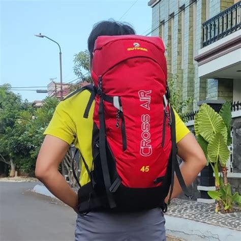 Jual Carrier Liter Tas Gunung Pria Wanita Carier Tas Hiking Outdoor