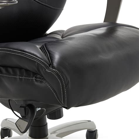 La Z Boy Cantania Bonded Leather Executive Office Chair Black Chr200146 Best Buy