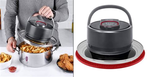 Universal Air Fryer Lid Turn A Pot Pan Or Pressure Cooker Into An Air Fryer The Green Head