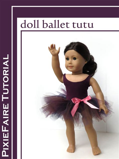 18 Doll Sized Tutu Free Tutorial On Pixie Faire