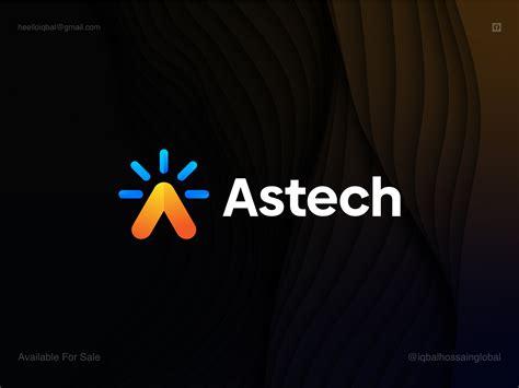 Astech Tech Logo Design Tech Logo A Logo Design Tech Logos By
