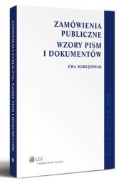 Zam Wienia Publiczne Wzory Pism I Dokument W Ksi Ka Ebook Pdf