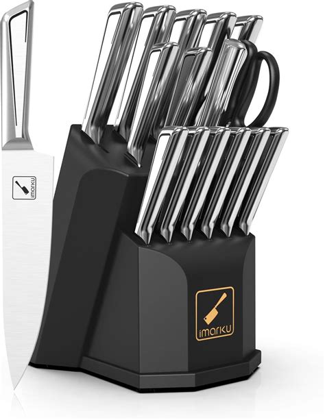 Amazon Imarku Knife Set Pcs Kitchen Knife Set Japanese High