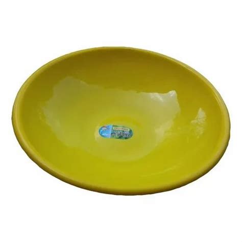 Round Yellow Construction Ghamela Tub At Rs Piece In Belgaum Id