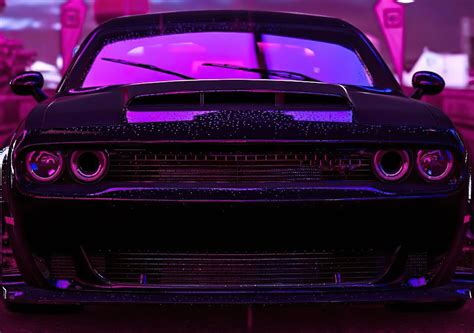 X Retro Dodge Challenger Srt K X Resolution Hd K