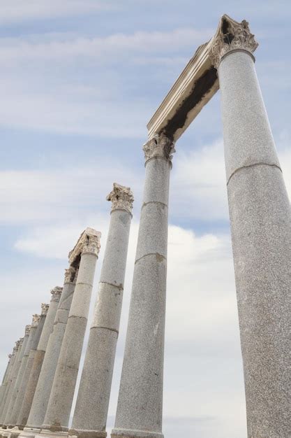 Premium Photo | Ruins of agora archaeological site in izmir turkey