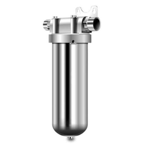 Sliver Cylindrical Stainless Steel Filter Cartridge For Water