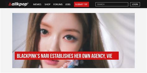 BLACKPINKS NARI ESTABLISHES HER OWN AGENCY VIE Ofswanlake On Tumblr