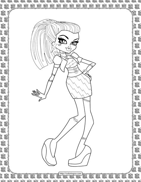 Frankie Stein Coloring Pages